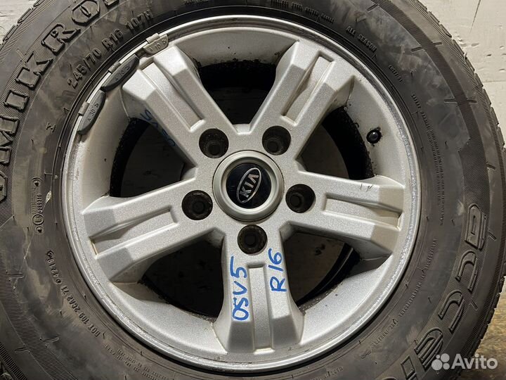 Колеса в сборе 245/70R16 Kia Sorento 1