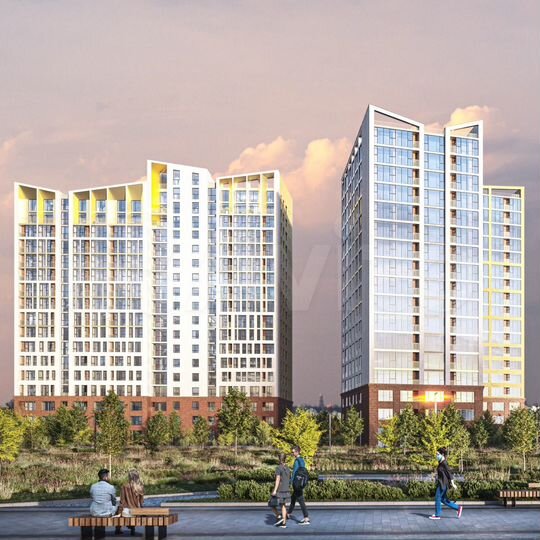 4-к. квартира, 97,2 м², 13/16 эт.