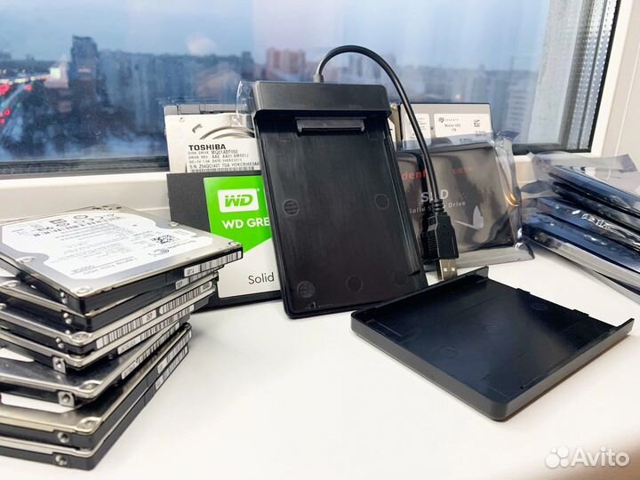 Новый внешний жесткий диск / Адаптер переходник