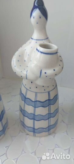 Гжель девушка с кувшином