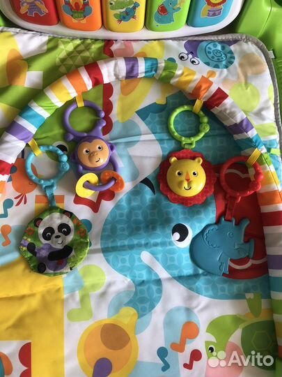 Коврик развивающий с пианино делюкс Fisher Price