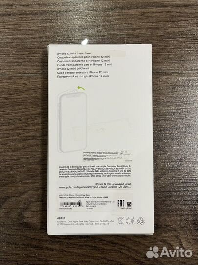 Чехол iPhone 12 mini Clear Case