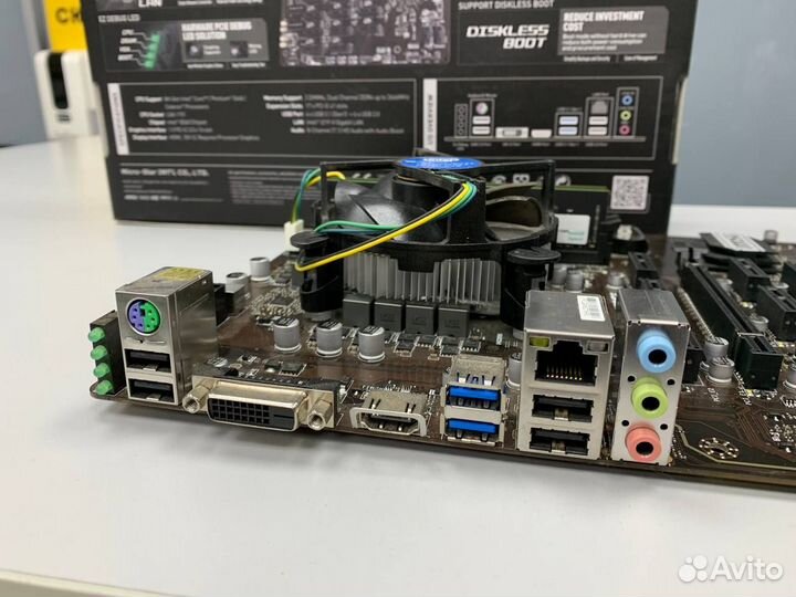 Материнская плата MSI B360-F PRO+ Процессор+Память