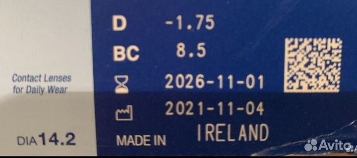 Контактные Линзы 1 day acuvue moist