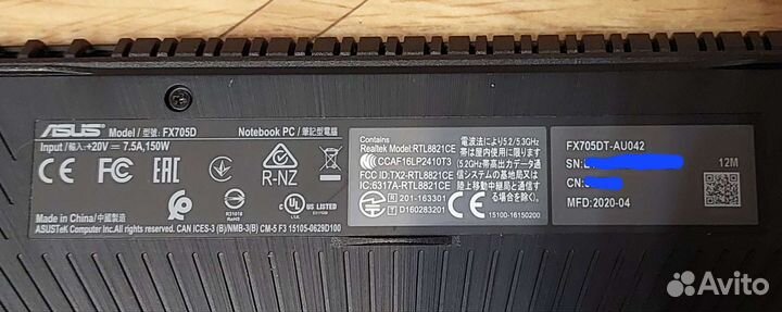 Игровой ноутбук asus TUF Gaming FX705DT