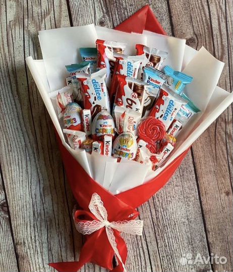 Букет из киндеров