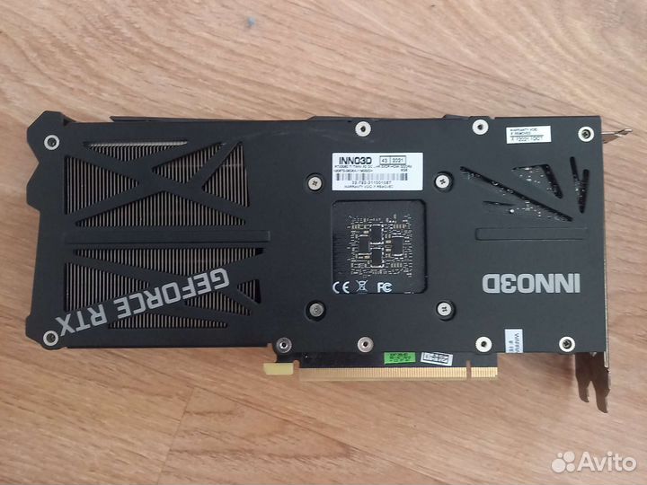 Видеокарта rtx 3060 ti 8 gb gddr 6
