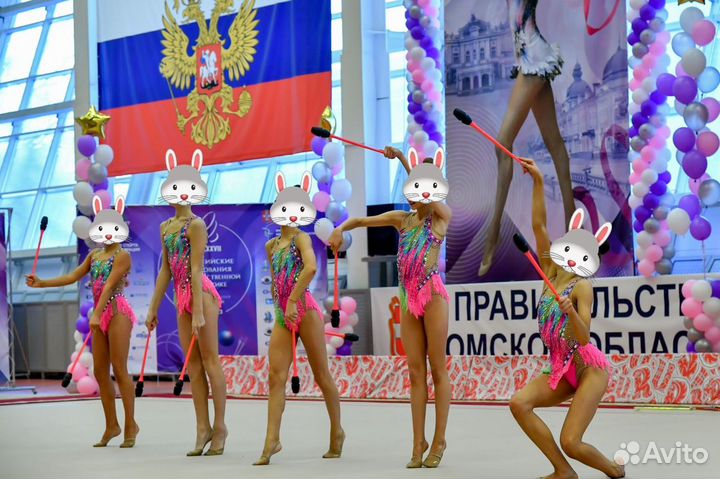 Групповые купальники для художественной гимнастики