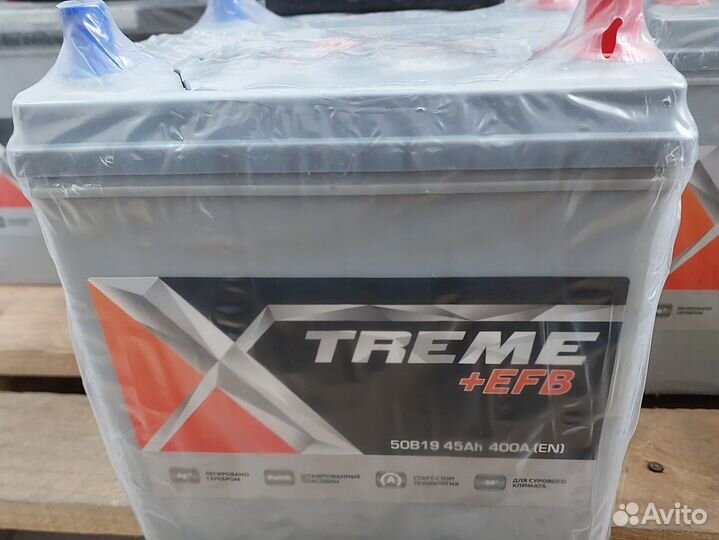 Аккумулятор Xtreme EFB 6ст-45 оп (50B19L)