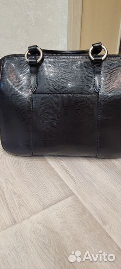 Сумка женская натуральная кожа черная