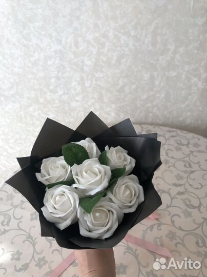 Букет маленький из мыльных роз