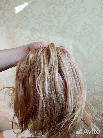 Шиньон из натуральных волос