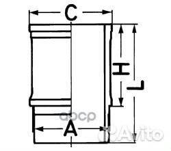 Гильза цилиндра двигателя 89911110 kolbenschmidt