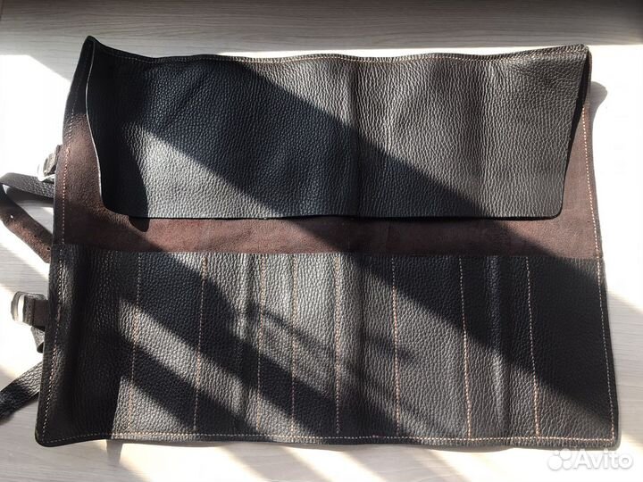 Кожаная скрутка для ножей