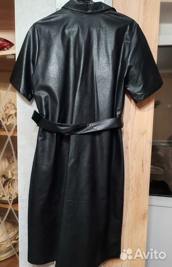 Кожаное платье