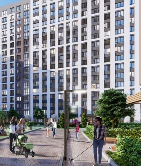 1-к. квартира, 41,3 м², 6/25 эт.