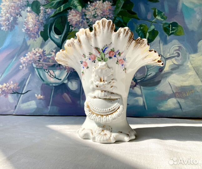 Антикварная ваза фарфор