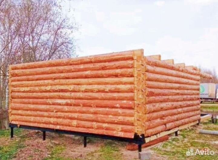 Сруб дома 6х6+3м, с Доставкой