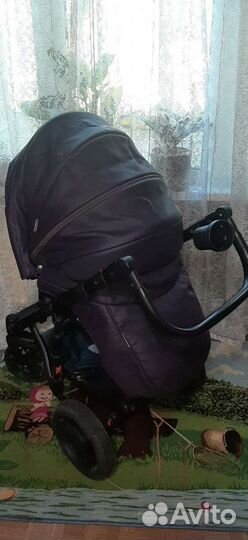 Коляска 3 в 1 adamex monte carbon