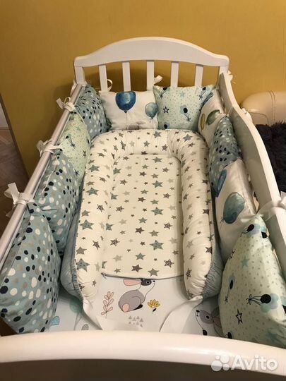 Бортики в детскую кроватку бу