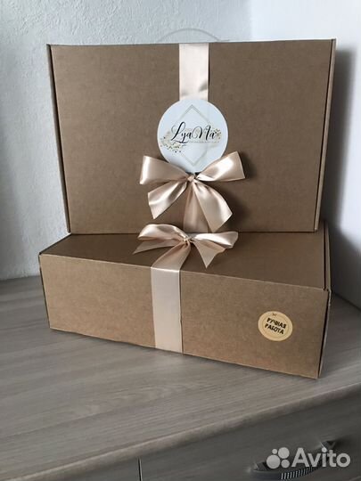 Вязаный детский плед в подарочной упаковке