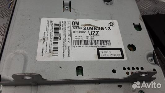 Магнитола opel insignia (BBG15I401)