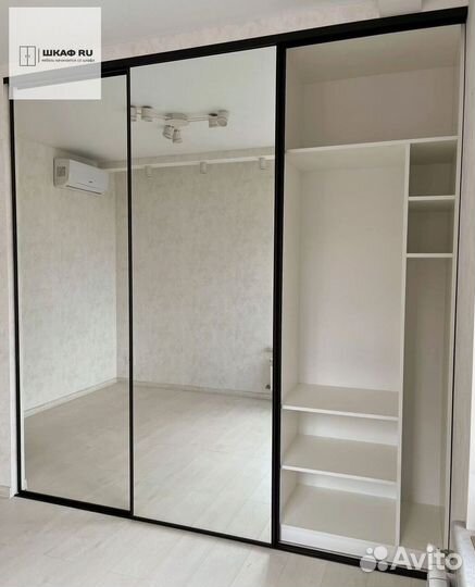 Шкаф распашной с фрезеровкой