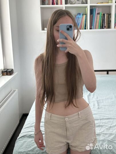 Шорты бежевые