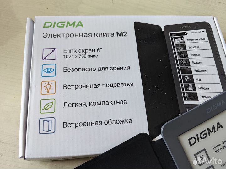 Электронная книга Digma M2