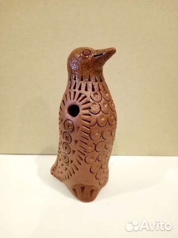 Унечская народная глиняная игрушка-свистулька