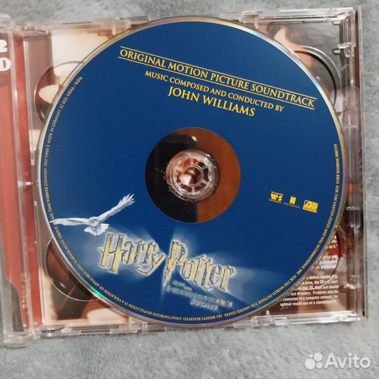 Cd диски фирменные 2 сд музыка Гарри Поттер