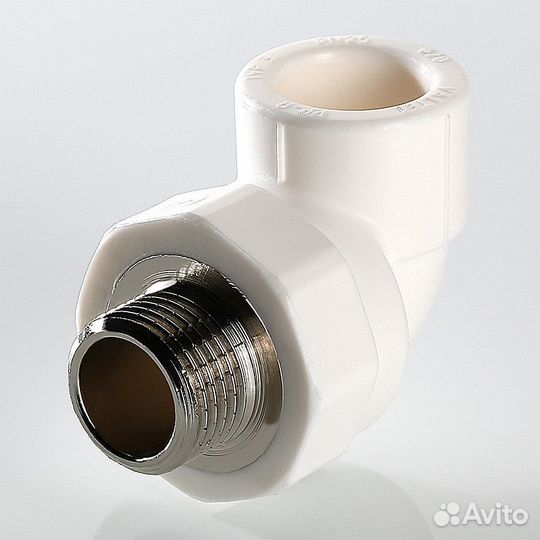 Угольник PPR с переходом на нар. рез.VTp.753.0