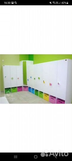 Шкафчики.мебель для детского сада