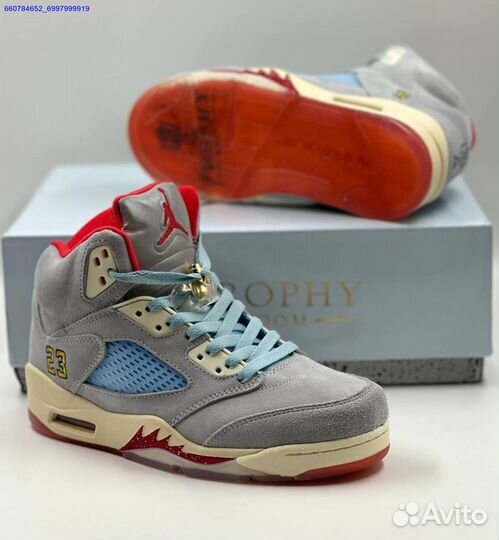 Кроссовки Trophy Room x Air Jordan 5 (Арт.20477)