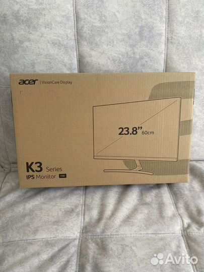 Новый монитор acer 23,8 IPS 100hz