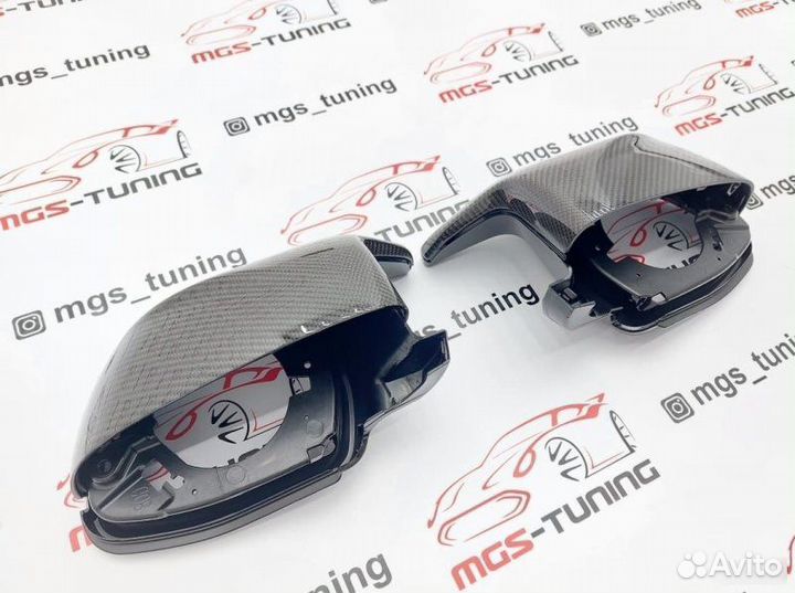 Корпуса зеркал X4M F98 на X4 G02 карбон