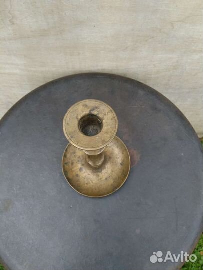 Подсвечник латунь