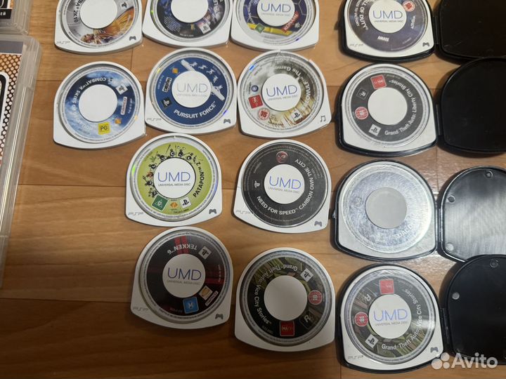 Диски 20 Штук PSP Лицензия FIFA 11, GTA, Tekken 6