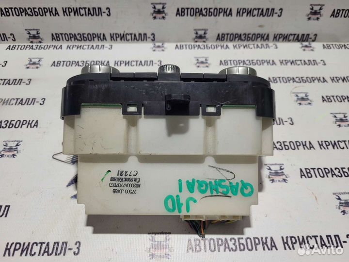 Блок управления отопителем nissan qashqai j10
