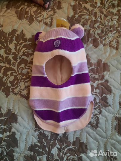 Шапка-шлем новая Котик