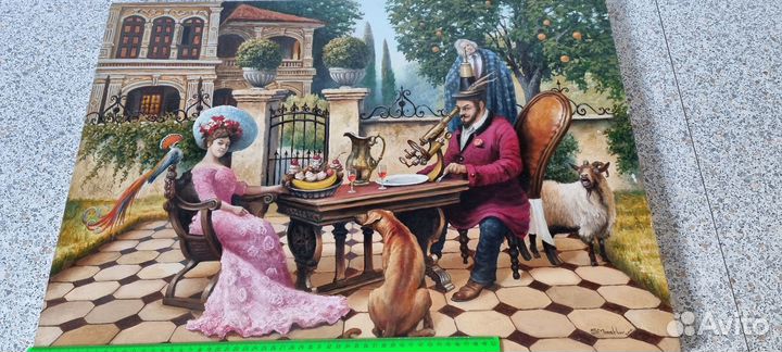 Картина 50*70 масло, холст на подрамнике, лак