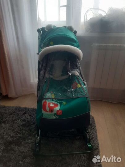 Детские санки коляска