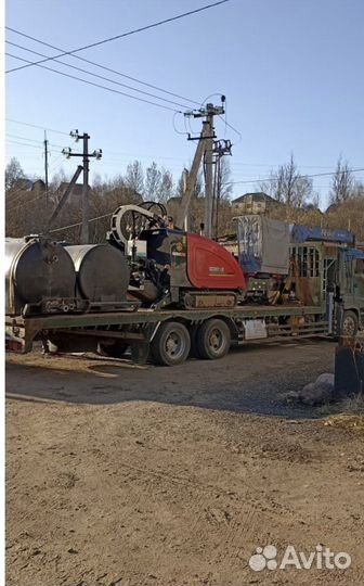 Горизонтальное бурение. Прокол под дорогой и рекой