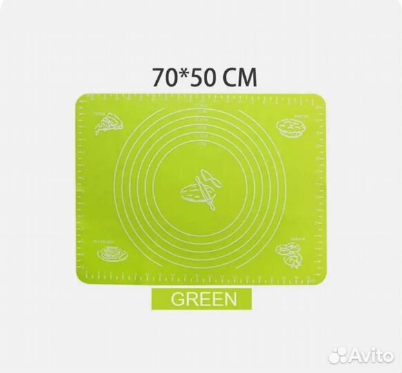 Коврик для раскатки теста