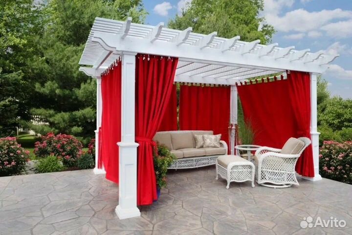 Уличные шторы в беседки ресторан кафе
