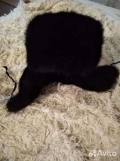 Норковая шапка мужская новая