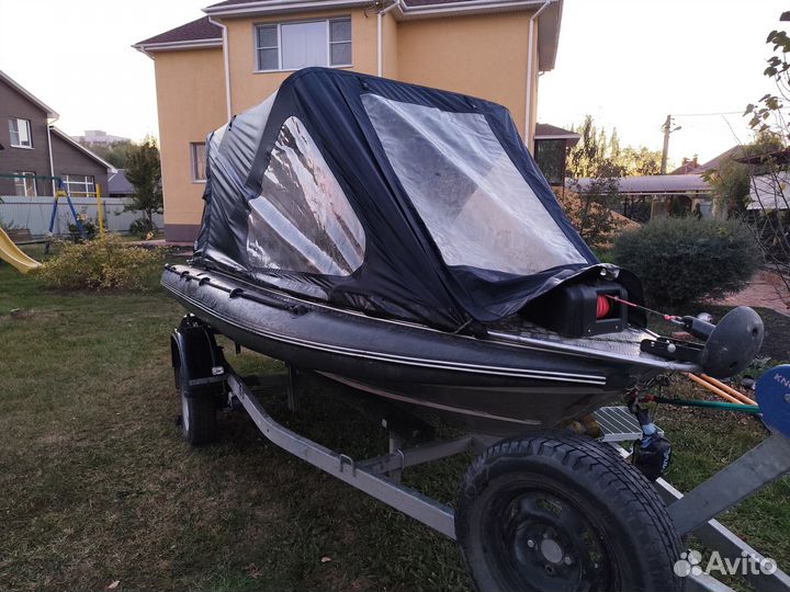 Wellboat New Style 390 мотор Suzuki DF 9.9 4 такта