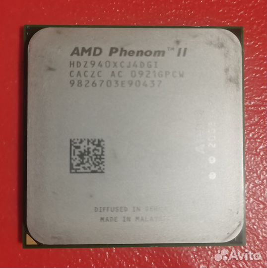 Процессор amd phenom ii x4 940