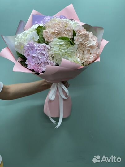 Букет из гортензий