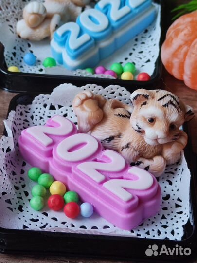 Силиконовые формы для мыла 2 шт